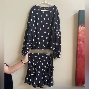 Girls Art Class two piece skort and blouse set- NWOT